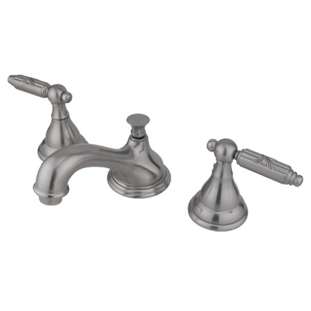 KS5568GL 8 Widespread Bathroom Faucet, Brushed Nickel